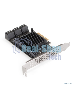 Контроллер ExeGate EXE-510 (PCI-E x4, SATA3 6Gb/s, 10 int, ASMedia Chipset ASM1166+JMB575)