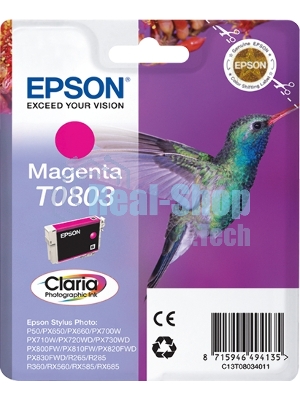 Картридж струйный Epson C13T08034011 пурпурный (330 стр.) для Epson St Ph P50/PX660/PX720WD