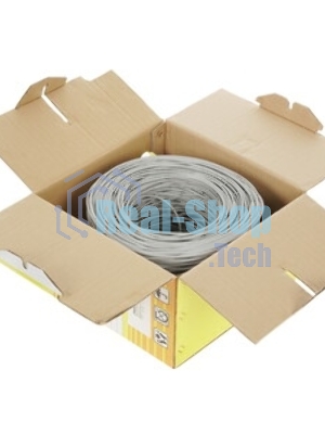 Кабель витая пара PROconnect U/UTP cat.5e 2х2х24AWG solid CCA PVC сер. (м)