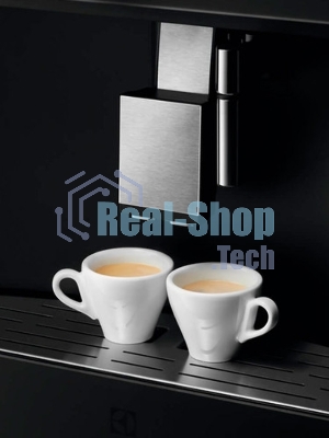 Кофе-машина Electrolux EBC85X автоматическая, сенсорное управление, нержавеющая сталь и черный