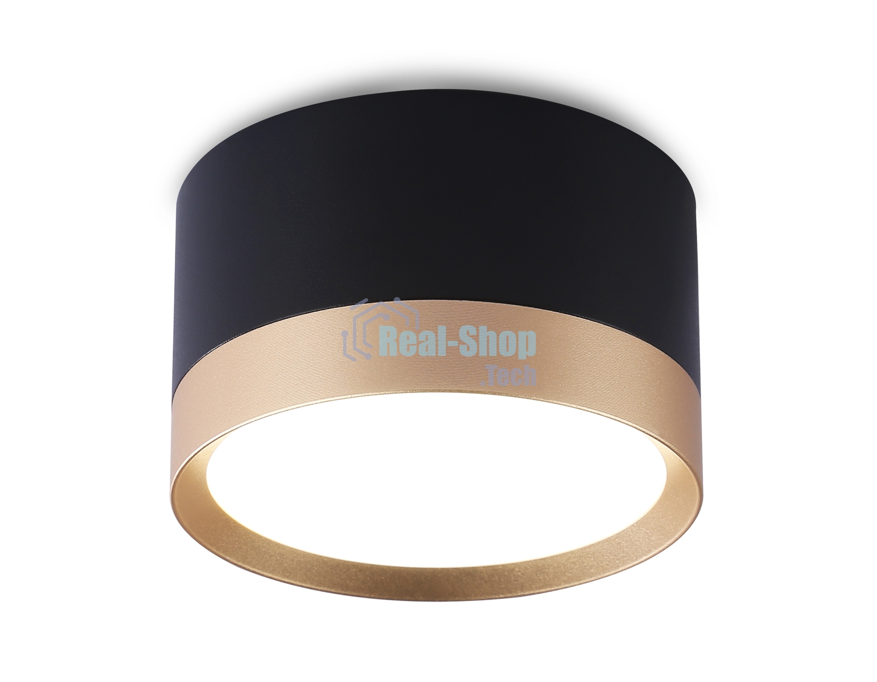 Светильник Ambrella light TN52359 BK/GD черный/золото GX53 max 12W D82*50