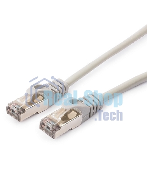 Патч-корд FTP Cablexpert cat.5e, 0.5м, литой, многожильный серый