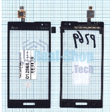Сенсорное стекло (тачскрин) для LG Optimus L9 (P769), черное