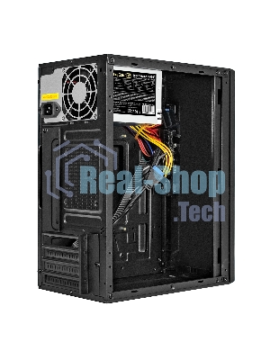 Компьютерный корпус Minitower ExeGate BAA-303U-AA500 (mATX, БП AA500 с вент. 8см, 2хUSB+1хUSB 3.0, HD Audio, черный)
