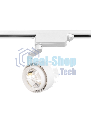 Трековый однофазный светодиодный светильник Ambrella light GL6103 WH белый LED 10W 4200K 24°