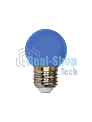 Лампа светодиодная Neon-night d-45 3 LED 1Вт шар E27 25лм 220В синий