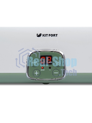Йогуртница Kitfort KT-2007 20Вт 4б. 180 мл упр.:электрон. белый/зеленый