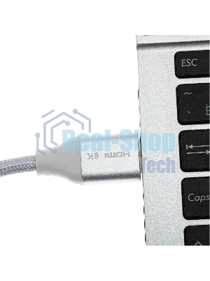 Кабель аудио-видео Cactus CS-HDMI.2.1-1.8 HDMI (m)/HDMI (m) 1.8м. позолоченные контакты серебристый