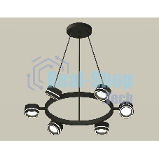 Светильник Ambrella light XB9193201/6 SBK/FR черный песок/белый матовый GX53 (C9193, N8434)
