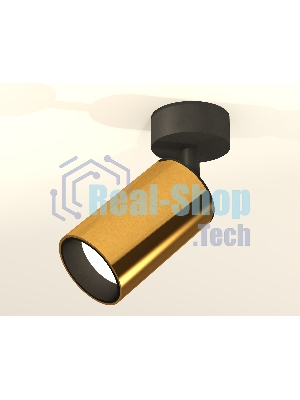 Светильник Ambrella Light XM6327020 PYG/SBK золото желтое полированное/черный песок MR16 GU5.3 (A2210, C6327, N6111)