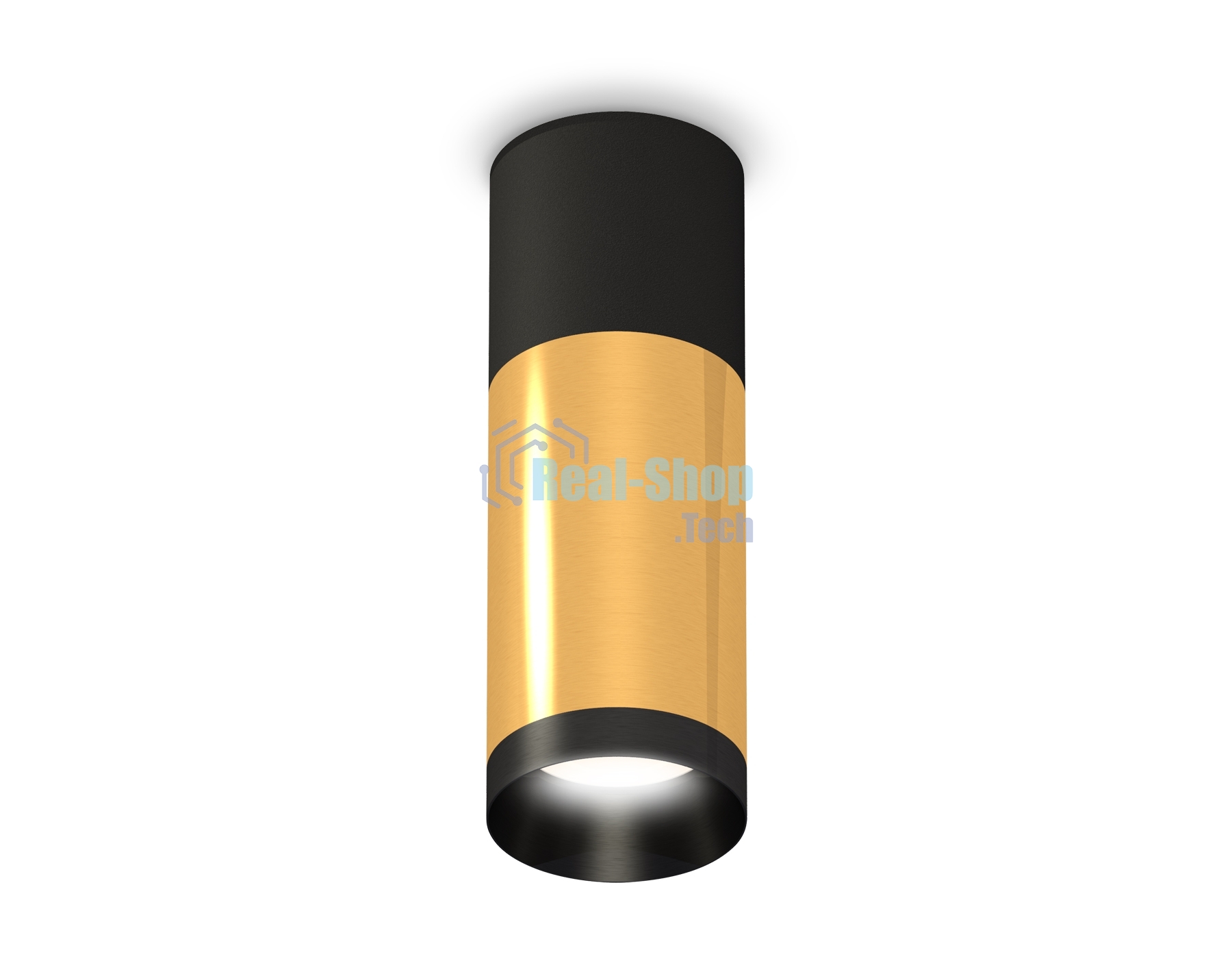 Светильник Ambrella Light XS6327040 PYG/SBK/PBK золото желтое полированное/черный песок/черный полированный MR16 GU5.3