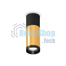 Светильник Ambrella Light XS6327040 PYG/SBK/PBK золото желтое полированное/черный песок/черный полированный MR16 GU5.3