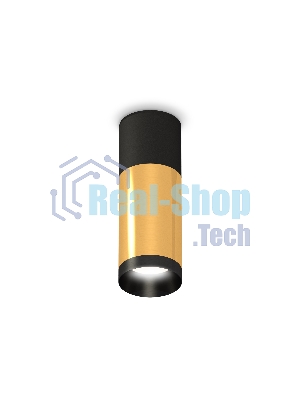 Светильник Ambrella Light XS6327040 PYG/SBK/PBK золото желтое полированное/черный песок/черный полированный MR16 GU5.3