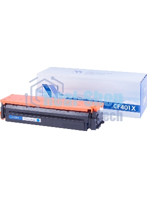 Картридж лазерный NVPrint совместимый HP CF401X Cyan для CLJ Color M252, MFP M277 (2 300k)