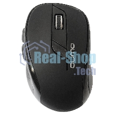 Мышь беспроводная Qumo Office Line M63 серый, 1600 dpi, радиоканал, USB, кнопки - 6