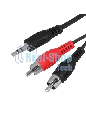 Шнур Rexant Стерео 3,5 мм - 2 RCA, 7 м (10 шт./уп.)