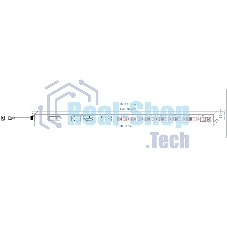 Блок распределения питания Powercom PDU-16AVMS20-18C13-2C19 18xC13+2xC19, 16A, 1,5U (1968234)