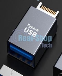 Переходник USB Type E папа на USB 3 мама