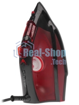 Утюг Centek CT-2355 красный, 2500 Вт, 45 г/мин, 160 г/мин, 270 мл