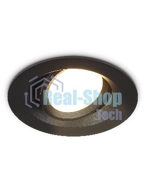 Светильник Ambrella light TN1142 BK черный IP44 GU5.3 D95*38