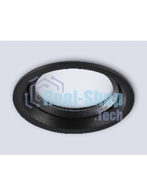 Светильник Ambrella light TN6653 BK черный IP44 GX53 D110*48