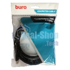 Кабель аудио-видео Buro HDMI (m)/HDMI (m) 1м. черный