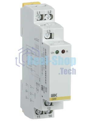 Реле фаз ORF 03 3ф 220-460В AC IEK ORF-03-220-460VAC