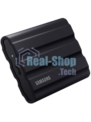 Внешний SSD Samsung T7 Shield, 2TB, USB 3.2 Gen 2 Type-C, R/W 1050/1000, черный