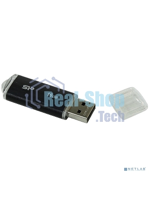 Флешка USB Silicon Power Ultima U02 (SP016GBUF2U02V1K), 16Gb, USB 2.0, Type-A, R/W 10/4, черный