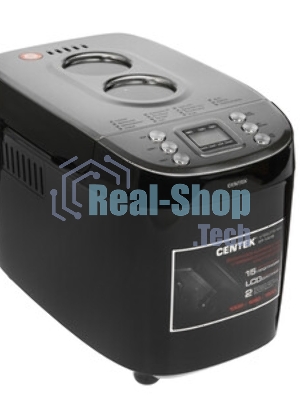 Хлебопечка Centek CT-1416 серебристый, 600 Вт, 1 кг, 18 программ