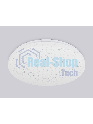 Потолочный светодиодный светильник Ambrella light FZ1072 WH белый 30W 6400K D370*55 (Без ПДУ)