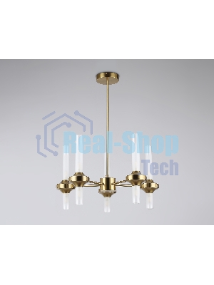 Люстра Ambrella light LH55358/10 BS/CL латунь/прозрачный G9/10 max 30W D550*690