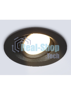 Светильник Ambrella light TN1142 BK черный IP44 GU5.3 D95*38