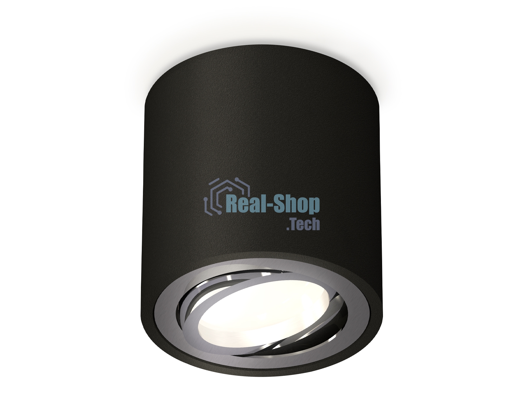 Светильник Ambrella Light XS7532003 SBK/PSL черный песок/серебро полированное MR16 GU5.3 (C7532, N7003)