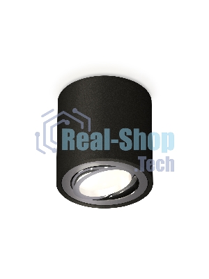 Светильник Ambrella Light XS7532003 SBK/PSL черный песок/серебро полированное MR16 GU5.3 (C7532, N7003)