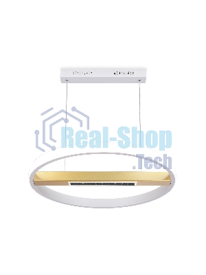 Светильник Ambrella light FL51488 WH/GD белый/золото 62W 3000K-6400K D600*1000 (ПДУ ИК)