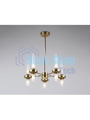 Люстра Ambrella light LH55358/10 BS/CL латунь/прозрачный G9/10 max 30W D550*690