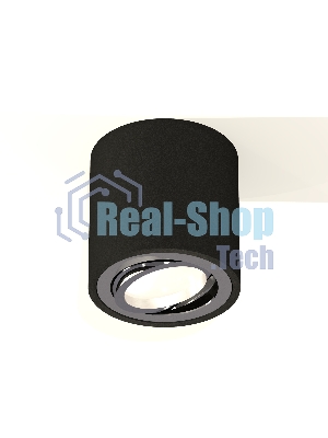 Светильник Ambrella Light XS7532003 SBK/PSL черный песок/серебро полированное MR16 GU5.3 (C7532, N7003)