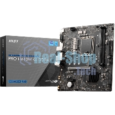Материнская плата MSI PRO H610M-G DDR4, LGA 1700, Intel H610, 2xDDR4, 4xSATA, 1xM.2, 1xPCIe 4.0 x16, 1xPCIe 3.0 x1, 1xHDMI, 1xDP, 1xVGA, 1xRJ45 1Gb, 2xUSB-A 3.2 Gen 1, 4xUSB-A 2.0, 3x3.5мм, 7.1, mATX