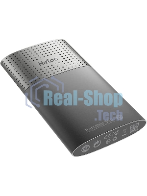 Внешний SSD Netac Z9, 128 Gb, USB 3.2 Gen 2 Type-C, R/W 550/480, черный