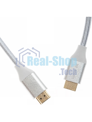 Кабель аудио-видео Cactus CS-HDMI.2.1-3 HDMI (m)/HDMI (m) 3м. позолоченные контакты серебристый