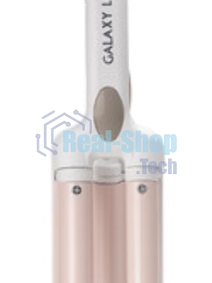 Щипцы для завивки волос Galaxy Line GL4667 белый/бежевый, 10 мм, 180 °C, 1 режим