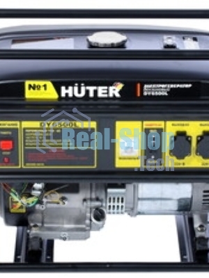 Электрогенератор бензиновый Huter DY6500LXA, 5.5 кВт, 71 дБ, 74 кг