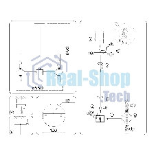 Люстра Ambrella light LH55358/10 BS/CL латунь/прозрачный G9/10 max 30W D550*690