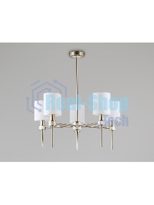 Люстра Ambrella light LH72371/5 DBS/WH темная латунь/белый E14/5 max 40W D680*720