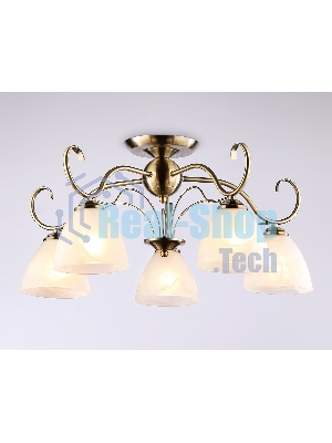 Светильник Ambrella light TR3046/5 SB/FR бронза/белый матовый E27/5 max 40W D595*285