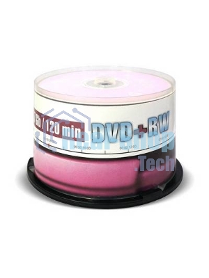 Диск DVD+RW Mirex 4.7 Gb, 4x, Cake Box (50), (50/300)