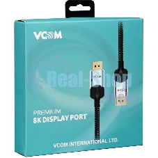 Кабель соединительный DisplayPort v1.4, 8K@60Hz, 1 м VCOM CG635-1.5M