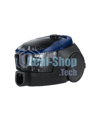Пылесос Samsung SC18M3120VB синий, 380/1800 Вт, уборка сухая, пылесборник контейнер 2 л