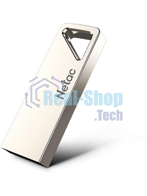 Флешка USB Netac U326 (NT03U326N-016G-20PN), 16Gb, USB 2.0, R/W 50/15, серебристый